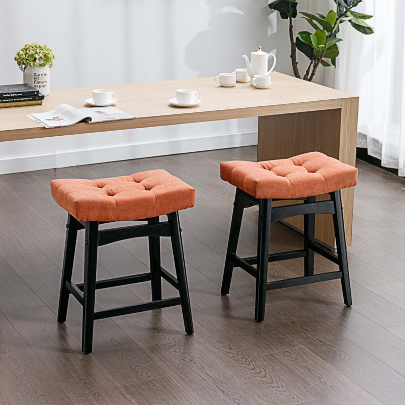 Chaise de salle à manger Jadence, Orange, Noir