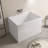 39‘’ Freestanding Soaking Acrylic Bathtub