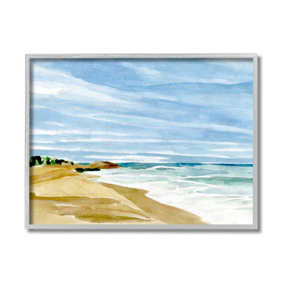 Paysage marin doux paysage marin calme par Annie Warren-impression d’art graphique