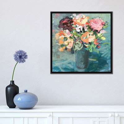 " Teal Bouquet " by Jennifer Harwood