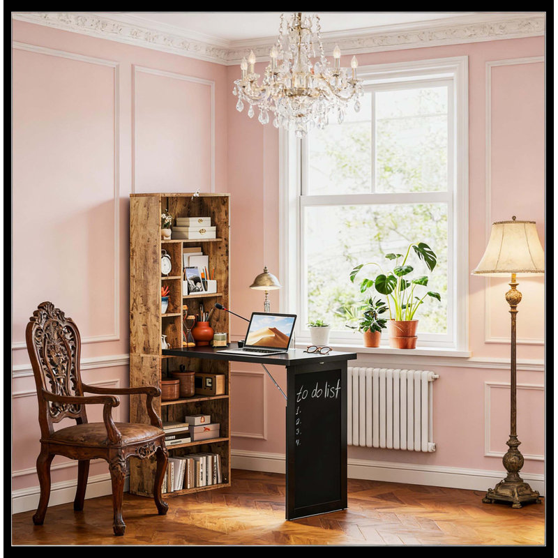 Bureau d'ordinateur, bureau de bureau convertible pliable