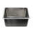 Brightwork 23'' L Single Bowl Stainless Steel Kitchen Sink