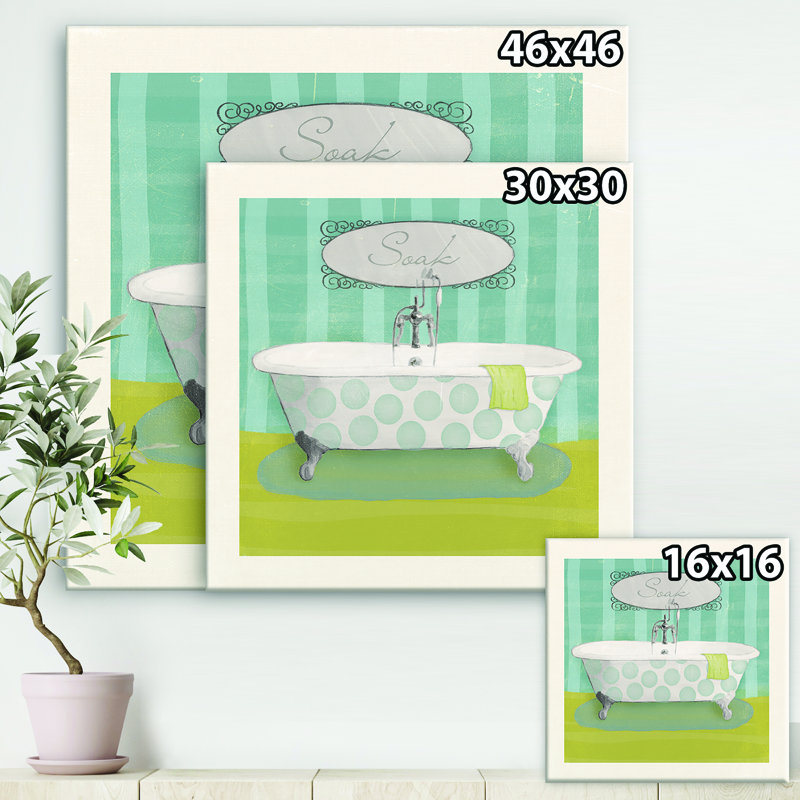 Paris Hotel Bathroom III - reproduction, Toile tendue, H 16 po x l 16 po x p 1 po