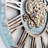 Wall Clock 36" Round Oversized for Living Room decor with Real Moving Gears America Collection-87147388