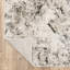 Tapis abstrait ivoire / gris Gwern-1291706469