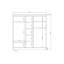 Berend 5 Door Manufactured Wood Wardrobe