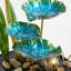 Fontaine de bureau lotus vert lézard