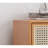 Multi Functional Rattan Shoe Storage Cabinet