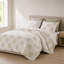 Ensemble de courtepointe mini 3 pièces pour lit King/Cal King, beige/gris-136159292