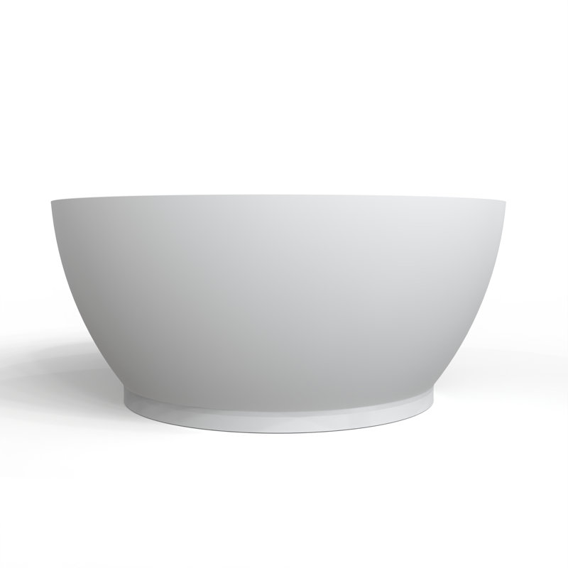 Freestanding Solid Surface Soaking Bathtub For Bathroom