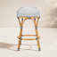 Tabouret de comptoir à dossier bas Ellie-1443711655