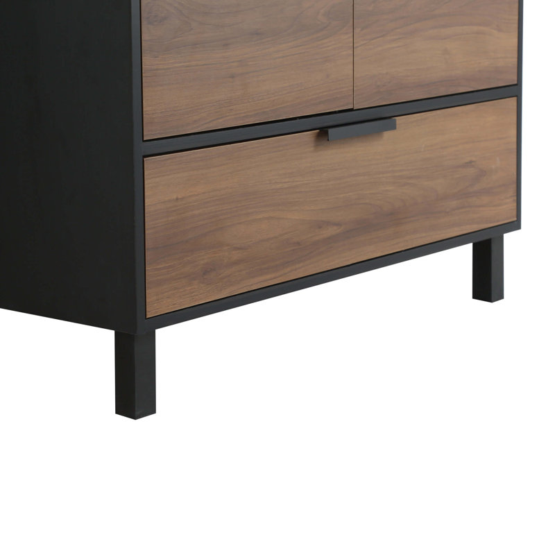36" Single Bathroom Vanity Set, Walnut