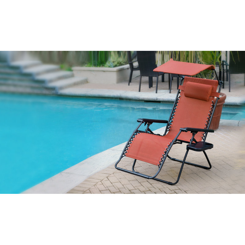 Fauteuil surdimensionné en oléfine Calvin, Terra Cotta