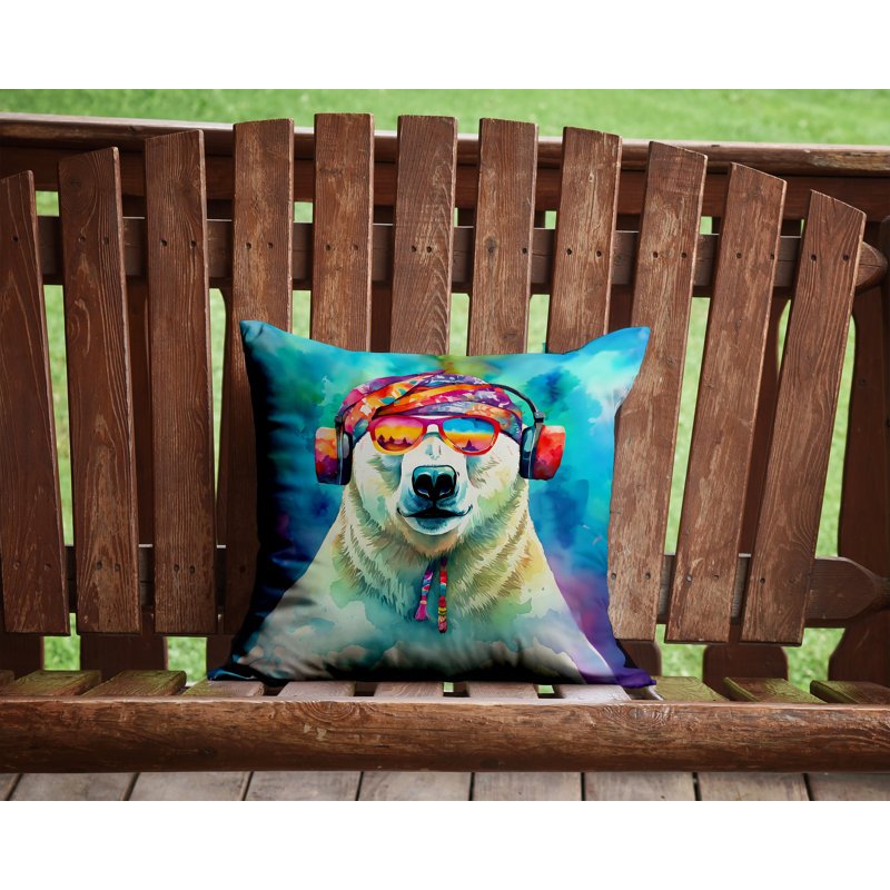Coussin Hippie, H 14 po x l 14 po