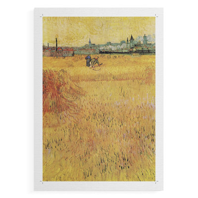 Paysage rétro Lxxiv - impression sur toile seulement - non encadrée