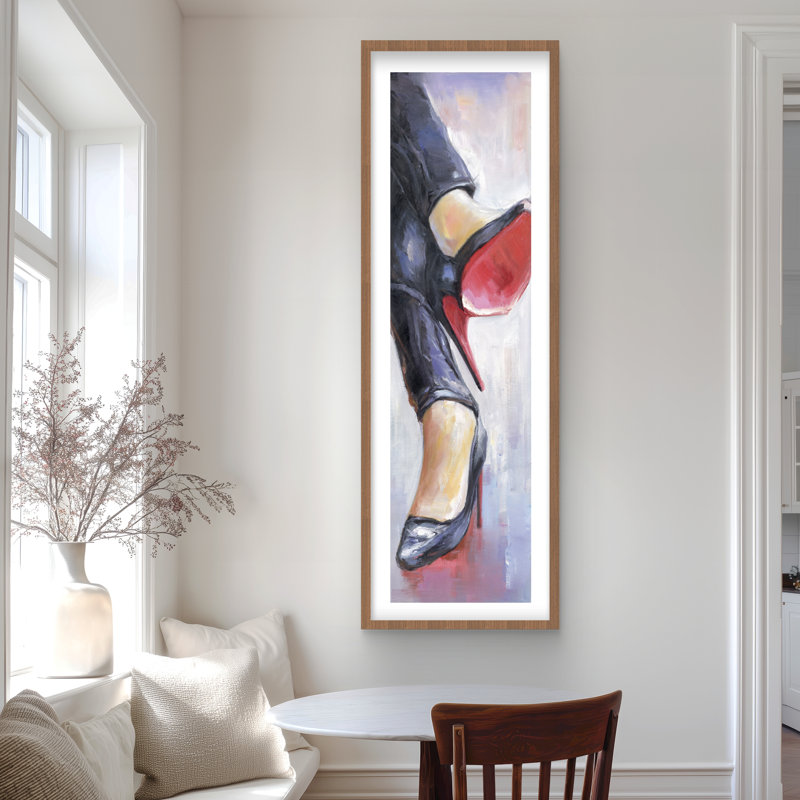 Crossed Legs and High Heels - Fashion Contemporary Print