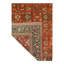 Tapis antique en laine rouille / brun / vert 13 pi 11 po x 17 pi 3 po One-of-a-Kind Antique
