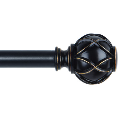 Adjustable Single Curtain Rod