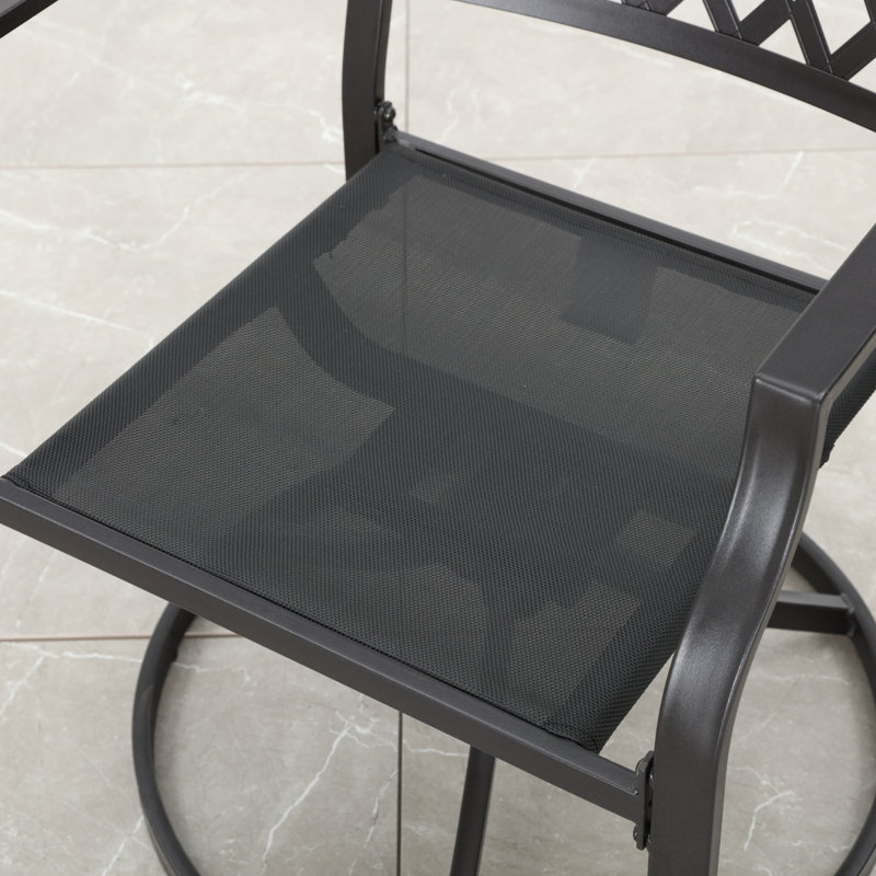 Ensemble repas pour 4 personnes avec coussins Shaan Square, bleu
