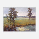 Morning On The Marsh Print