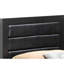 Élégant lit simple transitionnel en noir - H 48 po x l 43 po x P 81 po pour un confort apaisant Assemblage rapide requis dans tout espace