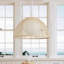 1-Matte white iron dimmable rattan pendant light