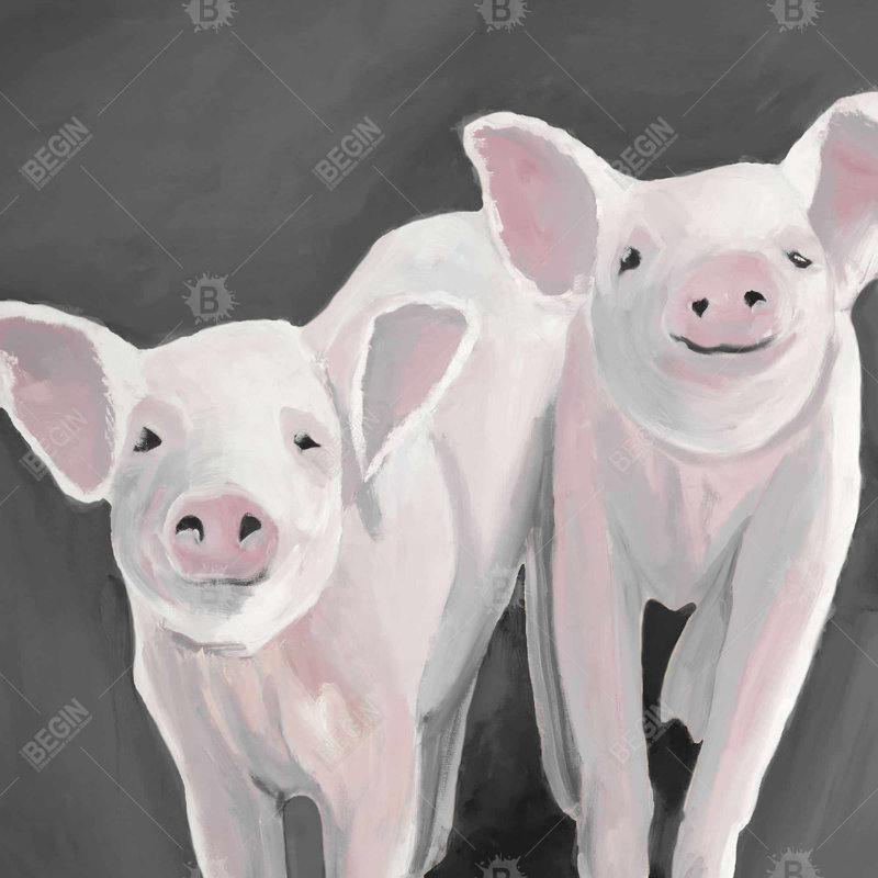 " Two Little Piglets "