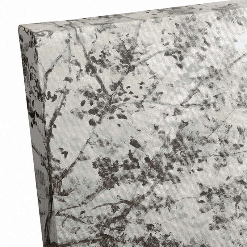 Reproduction d’art sur toile tendue de style grange neutre