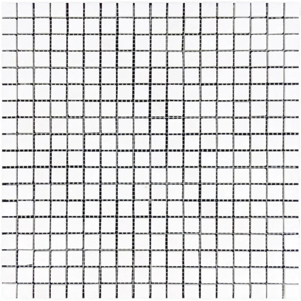 1" x 1" Marble Grid Mosaic Wall & Floor Tile