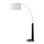 92" Linen Floor Lamp