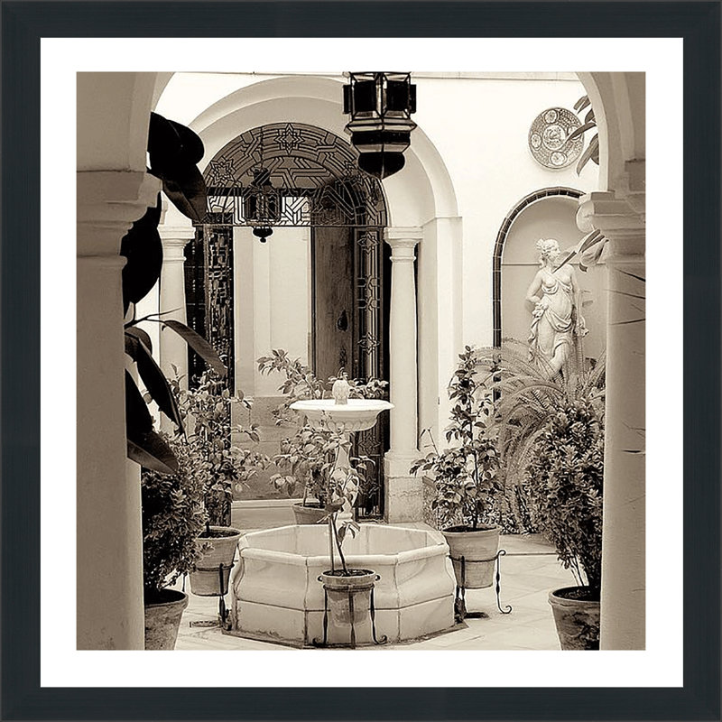 « cordoba ii » par alan blaustein,, reproduction de photo encadrée, H 27,5 po x l 27,5 po x P 0,75 po