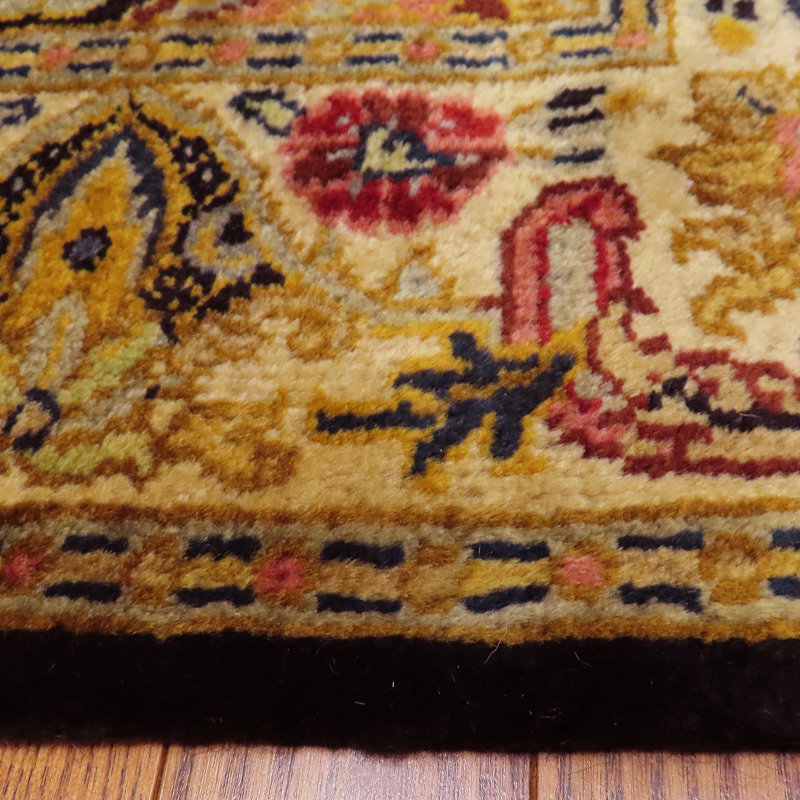 Golden Age Hand Knotted Wool Area Rug, Rectangle 3' x 5'