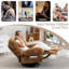 91cm Wide Velvet Swivel-136835076