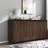 Sideboards & Buffets With Power Outlet, Walnut Wood, Modern Kitchen