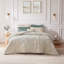 Ensemble de housse de couette en velours 4 pièces avec coussins champagne-130425557