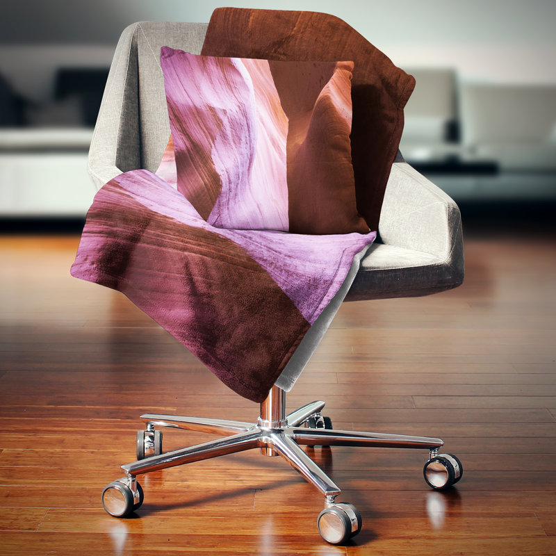 Coussin mauve dans le canyon de l'Antelope, 16 po x 1 po, Type de produit