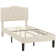 Kempst Upholstered Bed Frame with Adjustable Headboard & Solid Wooden Slats, Under Bed Storage, No Box Spring Needed