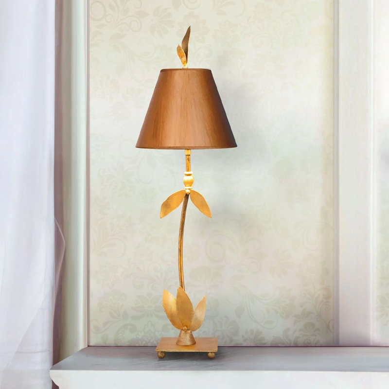 Pat Metal Table Lamp, Gold