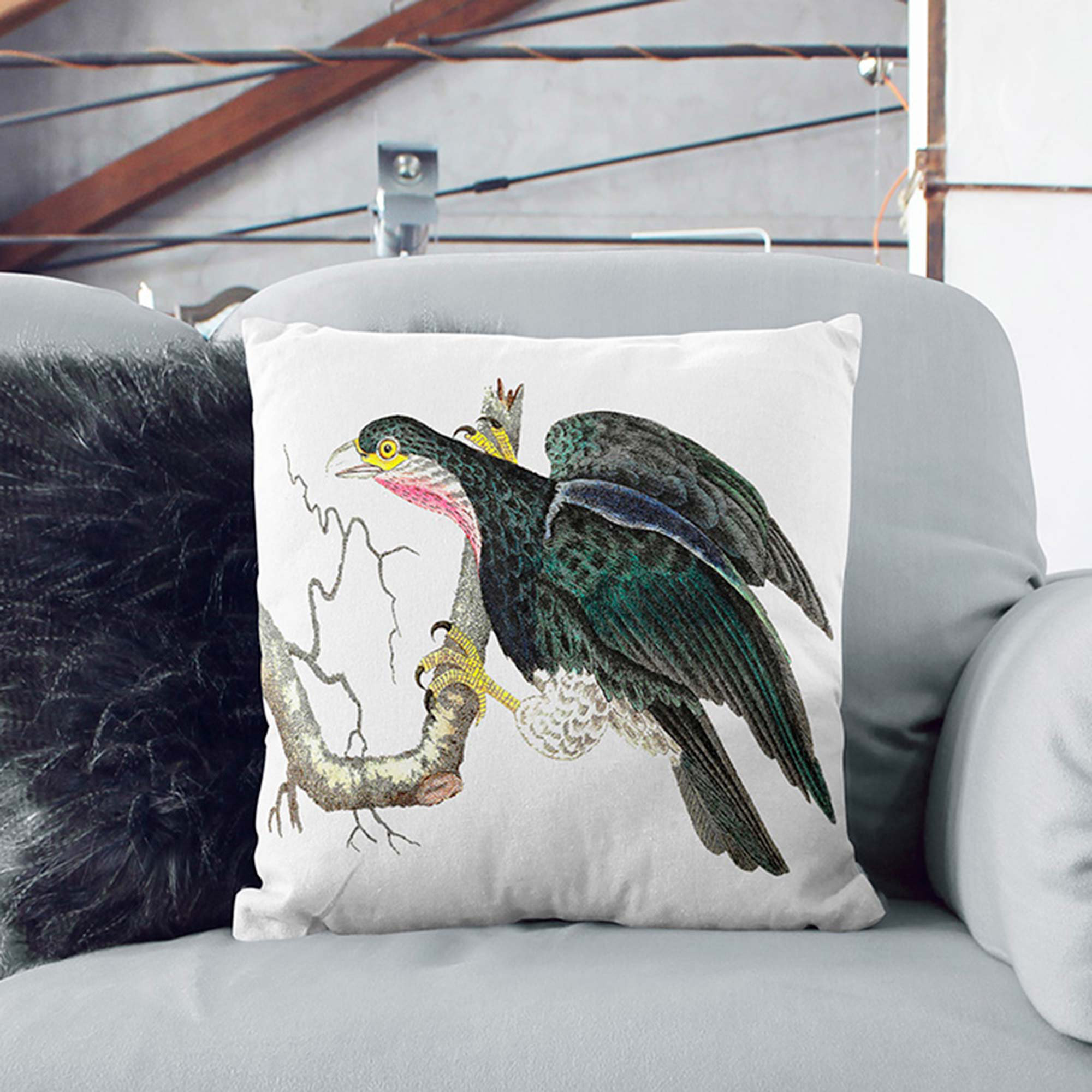 Square Throw Cushion With Filling