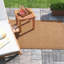 Tapis intérieur / extérieur brun clair Yermolayeva-1086086050