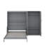 Grand lit escamotable avec placard