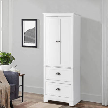 Wildon Home® Arkansas Tall Bathroom Cabinet, Freestanding Storage