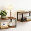 40cm W Metal Bedside Table