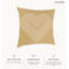 Coussin décoratif géométrique intérieur / extérieur en polyester