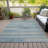 Machine Washable Indoor/Outdoor Xhevrie Teal Rug-111822058