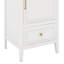 Meuble-lavabo de 20 po avec lavabo, meuble de rangement autoportant avec porte à fermeture douce, support de porte et tiroir