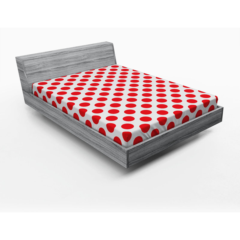 Microfiber Geometric Fitted Sheet, Full Fitted Sheet