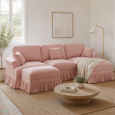 Upholstered 103.1 " Chenille Sectional