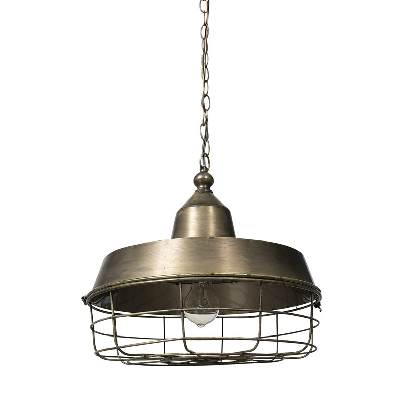 Luminaire suspendu en dome à 1 lumière