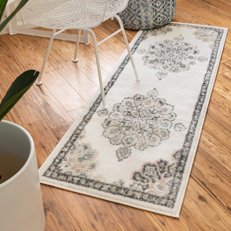 Bungalow Rose Performance Ivory Rug & Reviews | Wayfair